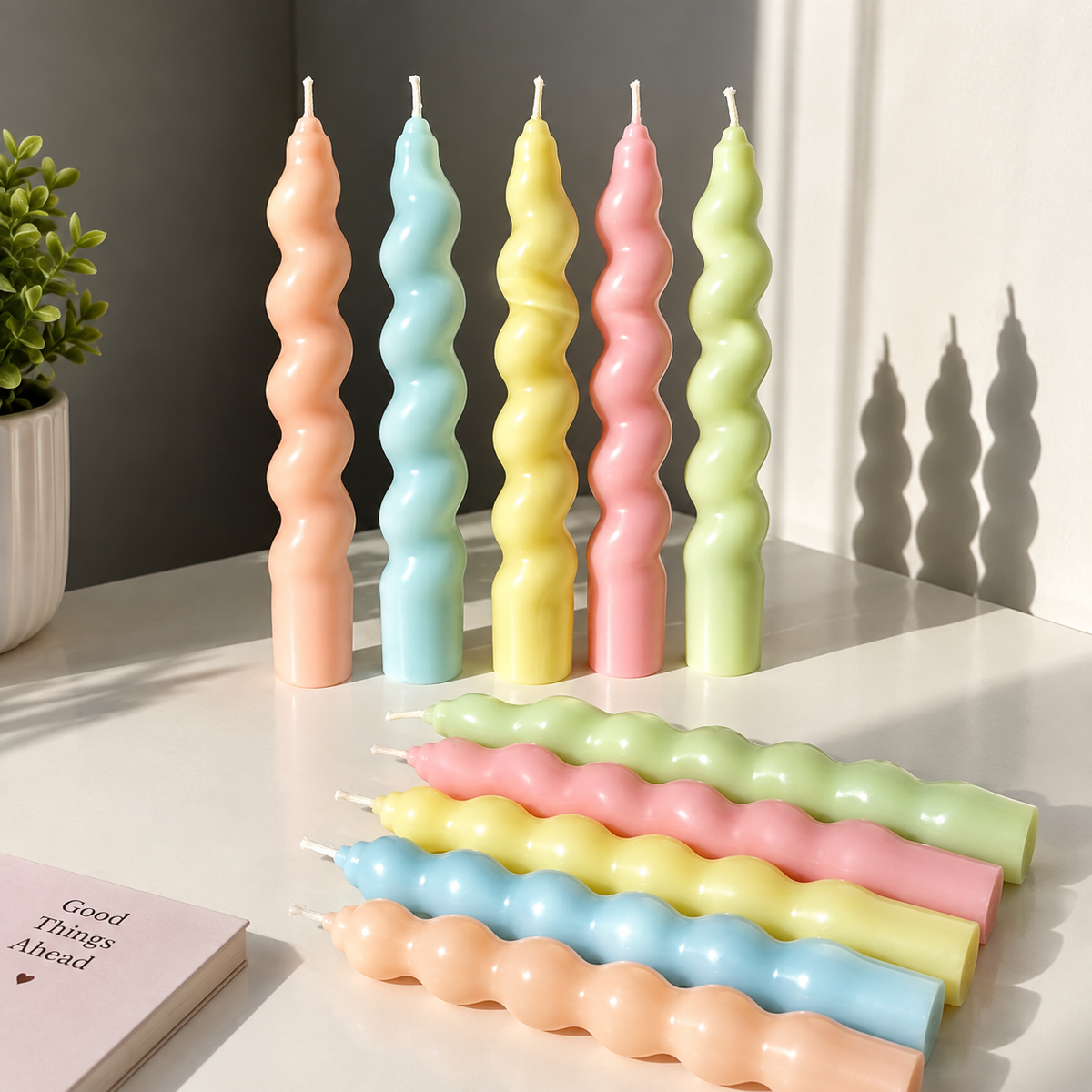 Twist Spiral Candle