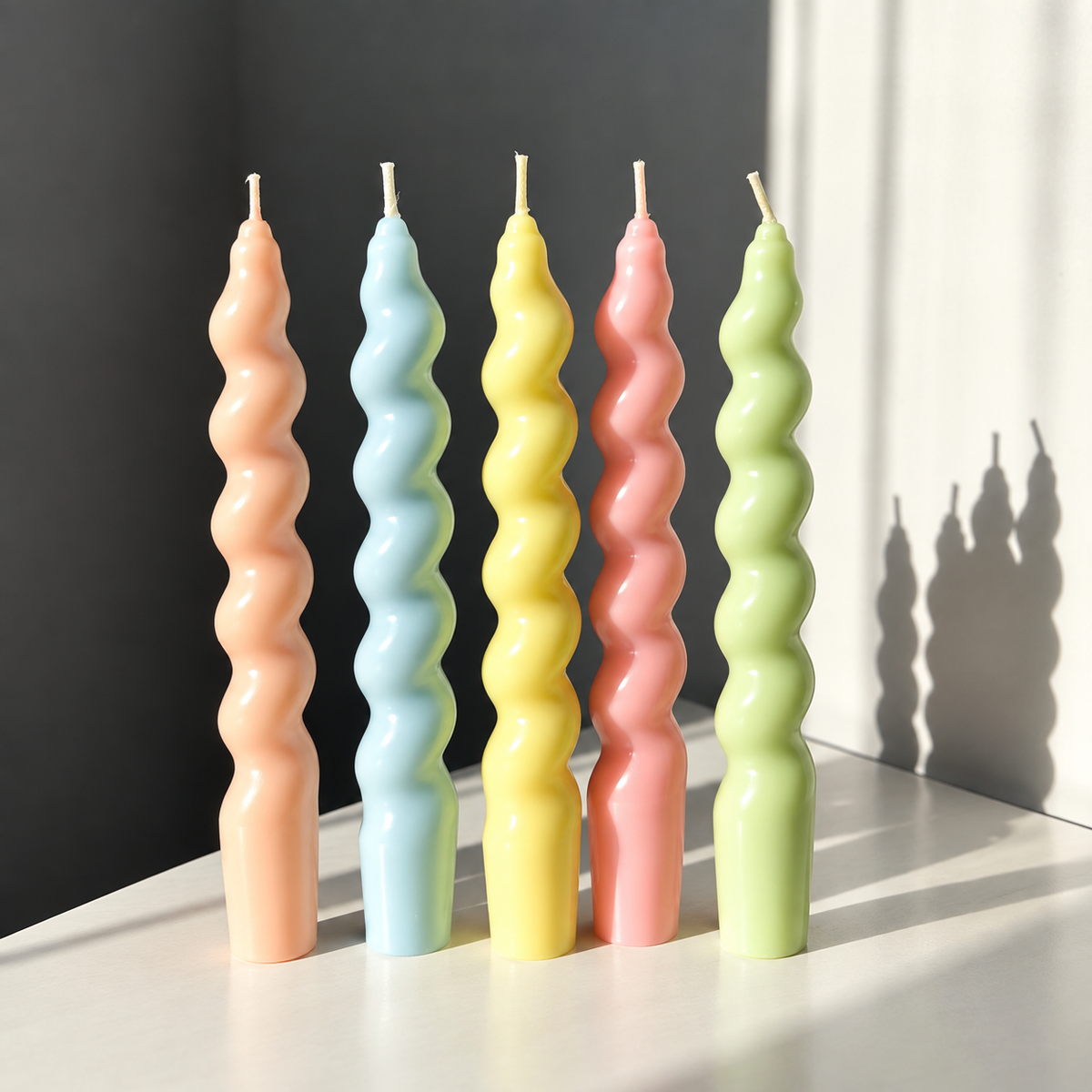 Twist Spiral Candle
